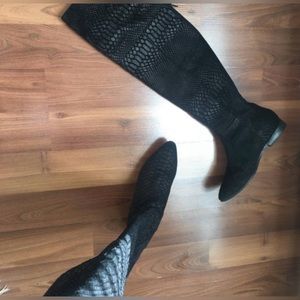 Sam Edelman over the knee boots (snake print)
